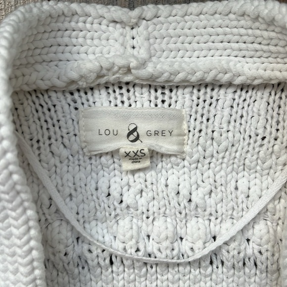 LOU & GREY Cotton Blend Boho Cardigan oversized XXS-S - Picture 8 of 11